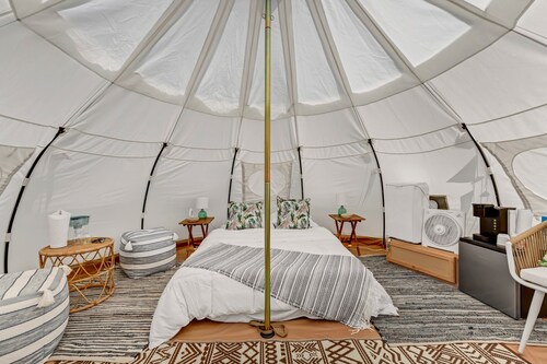 Stargazer Tent on Ischua Creek @ Campground Adventures