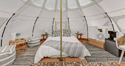 Stargazer Tent on Ischua Creek @ Campground Adventures