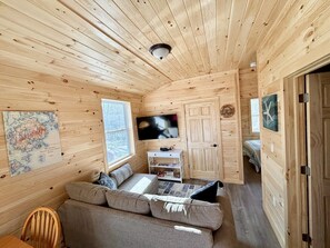 Smart TV, books - Frenchman Bay Cottage #2 at Explore Acadia Cottages (Bar Harbor)