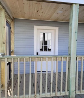 Exterior detail - Frenchman Bay Cottage #2 at Explore Acadia Cottages (Bar Harbor)