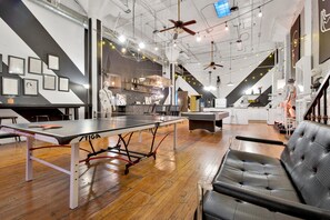 Design Loft | Living area | 50-inch Smart TV with digital channels, streaming services