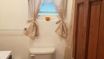 Serviettes fournies, savon, papier toilette