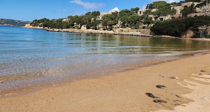 Villa 'Alba Baja Sardinia' with Sea View, Shared Pool, and Wi-Fi