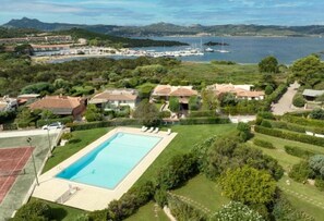 Pool - Villa 'Alba Baja Sardinia' with Sea View, Shared Pool, and Wi-Fi (Baja Sardinia Arzachena)