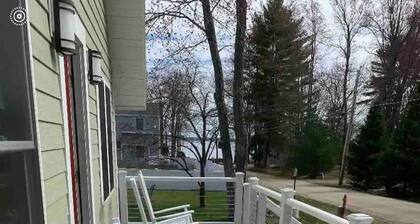 Sebago Lake, ME Lakeside Hot Tub just renovated