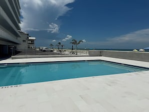 Outdoor pool - Newly Renovated Gulf View Condo in Harbor House (St. Pete Beach)