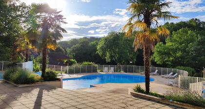 Chalet 'Le Magalli' with Shared Pool, Private Terrace, and Wi-Fi