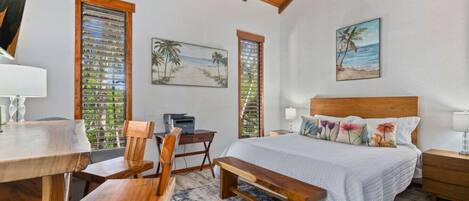 Desk, iron/ironing board, travel crib, WiFi