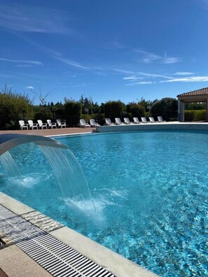 Una piscina climatizada