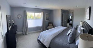 4 habitaciones, tabla de planchar con plancha, cuna de viaje y wifi 