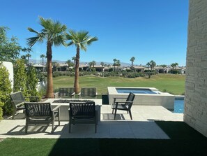 Outdoor dining - Andalusia- La Quinta Villa with Private pool, hot tub and fire pit!  (La Quinta)