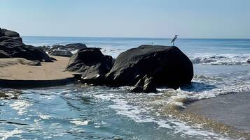 En la playa