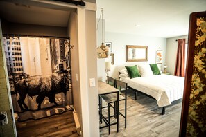 Deluxe eenpersoonskamer | 2 slaapkamers, een laptopwerkplek, gratis wifi