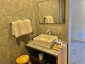 Regadera, amenidades de baño gratuitas, secadora de cabello, bidet 