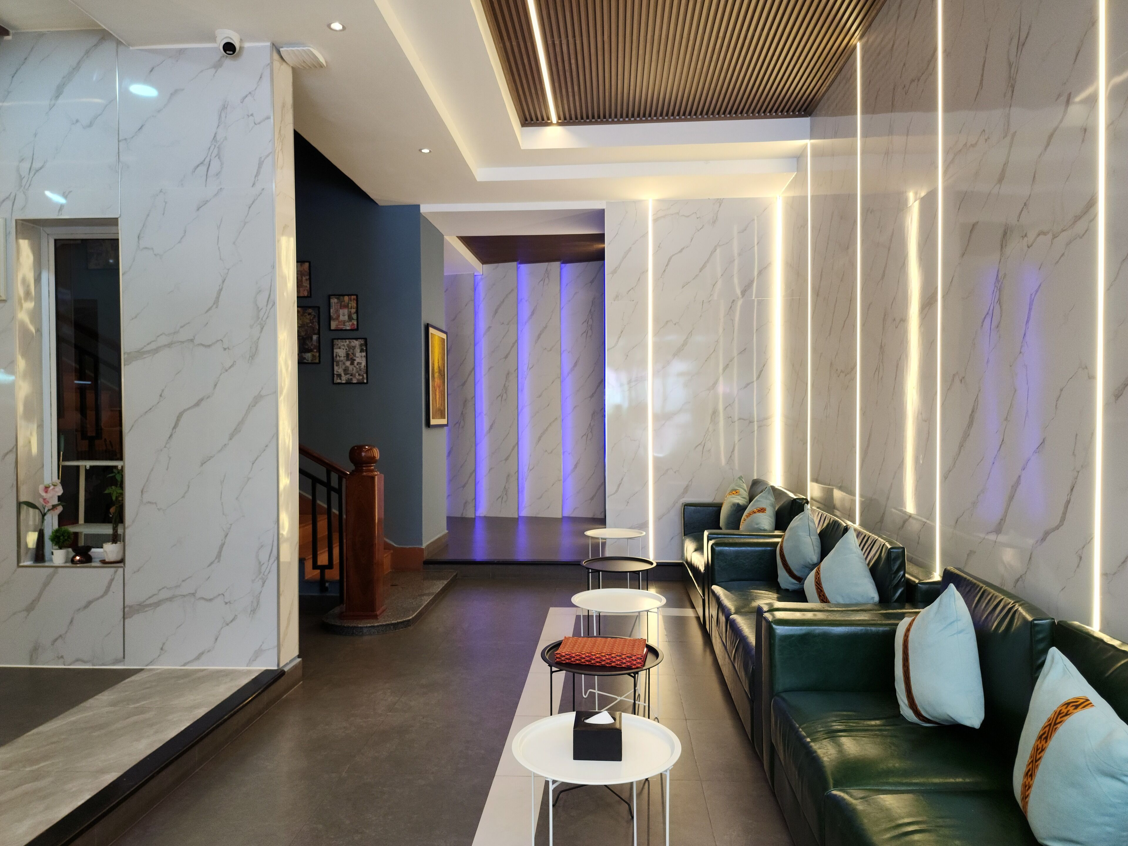 Lounge no saguão