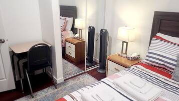 2 habitaciones, tabla de planchar con plancha y wifi gratis