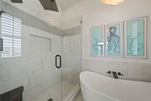Shower, towels