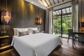 Deluxe Villa, 3 Bedrooms, Bathtub, Pool View | 3 bedrooms, premium bedding, in-room safe, desk - Umayam Luxury Townhouse 7 by Alfred in Bali (Canggu)
