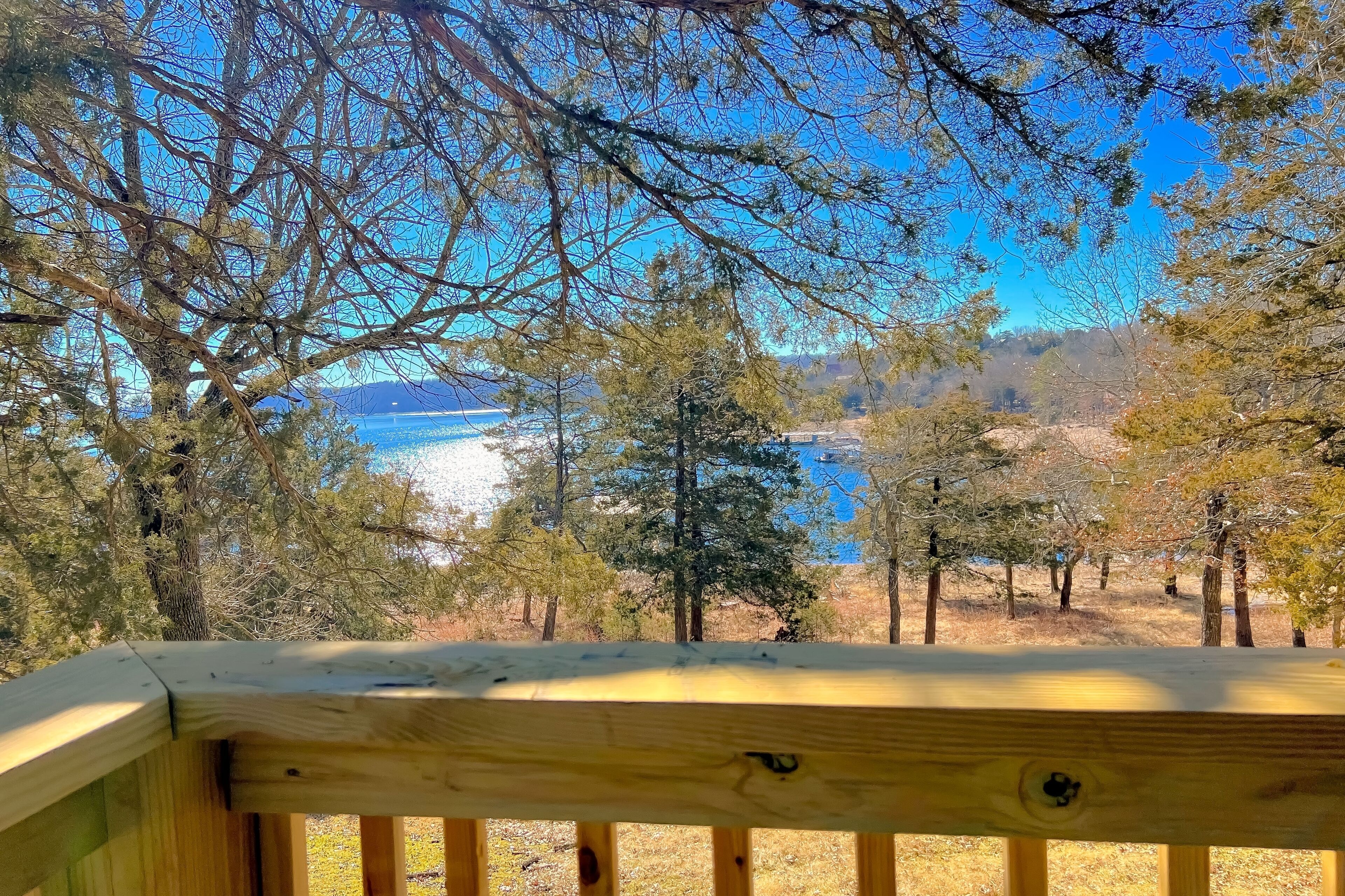 Lakefront charmer with game room, decks, & excellent fishing - near rec center