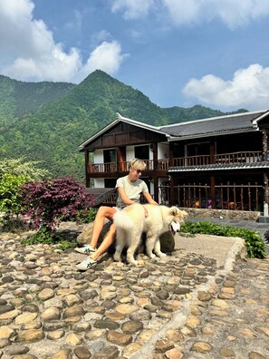 Façade de l’hébergement