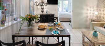 Apartamento vacacional en la Dönche con terraza privada, jardín privado y Wi-Fi