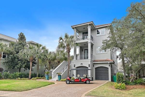 Coastal Luxury Rental with (6) Passenger Golf Cart & Elevator