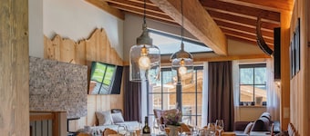 Amazing chalet with sauna right by the ski lift