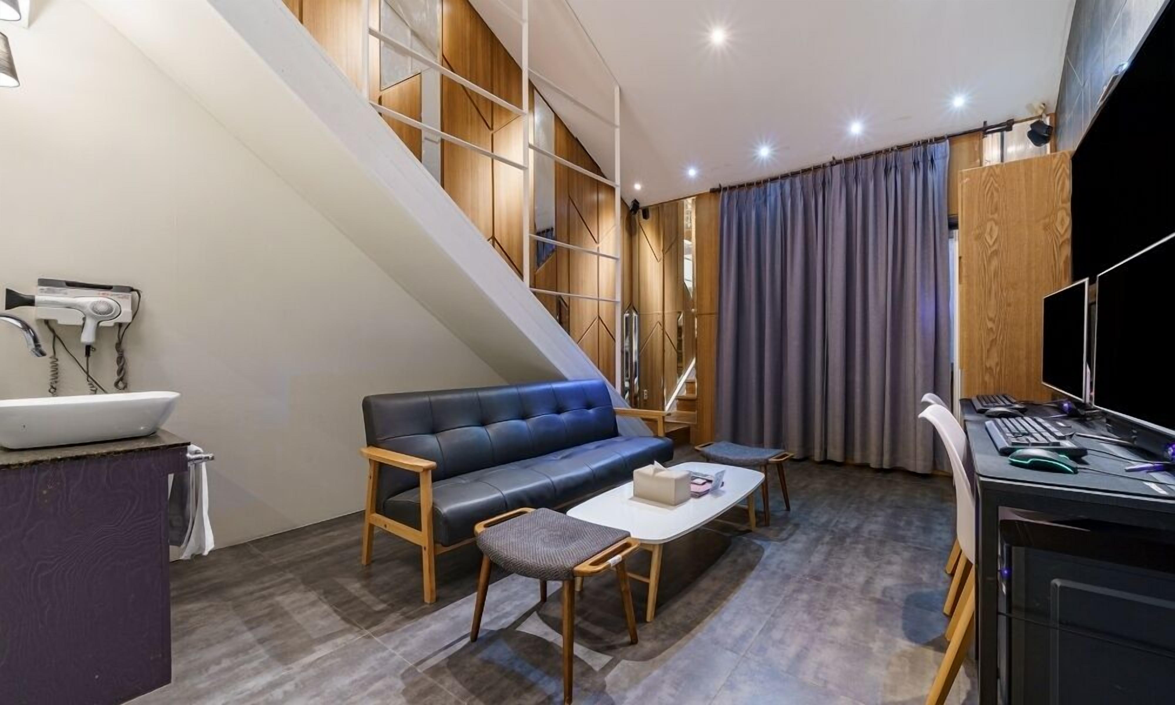 獨特裝潢、布置獨特、免費無線上網、床單