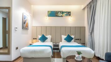 Deluxe Twin Room | 2 bedrooms, hypo-allergenic bedding, minibar, in-room safe