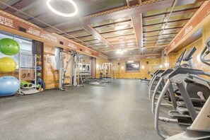 Stay fit on your travels with our well-equipped gym featuring treadmills, elliptical trainers, free weights, and exercise equipment.