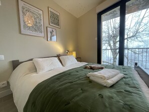 3 chambres, fer et planche Ă repasser, Wi-Fi gratuit, draps fournis