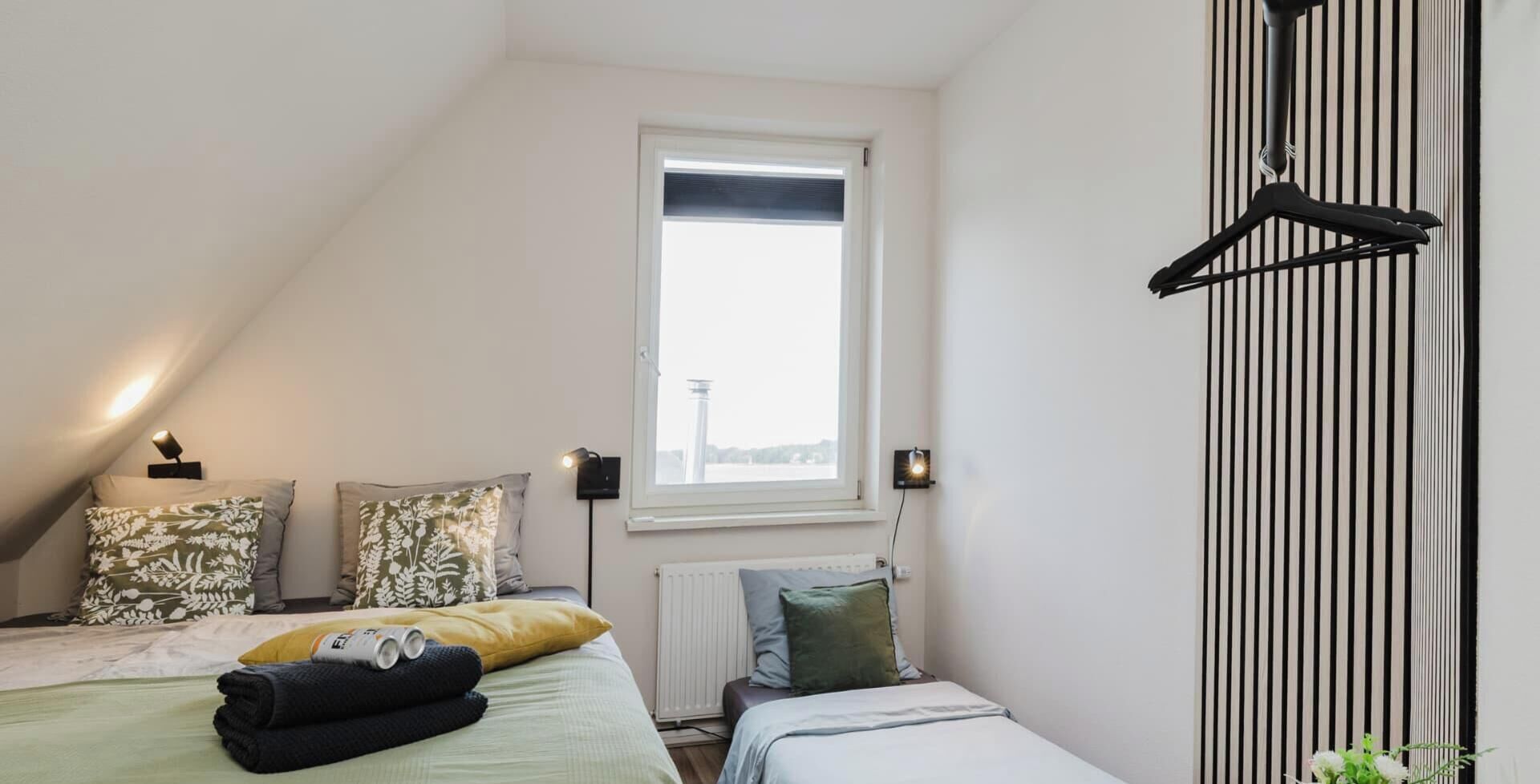 3 slaapkamers, een kluis op de kamer, een strijkplank/strijkijzer