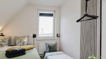 3 slaapkamers, een kluis op de kamer, een strijkplank/strijkijzer