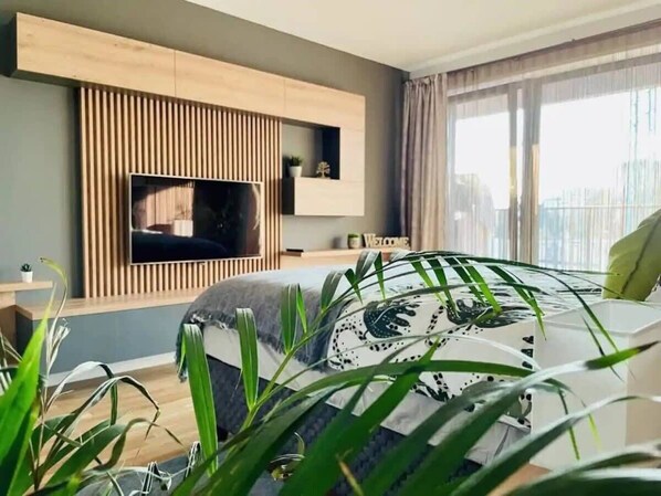 1 Schlafzimmer, Schreibtisch, Bügeleisen/Bügelbrett, WLAN