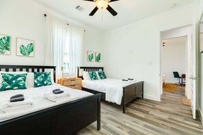 3 soverom, skrivebord, wi-fi og sengetøy