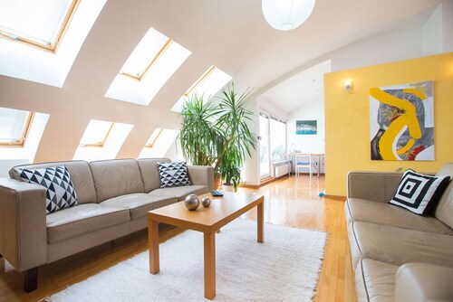 Two floor luxurious penthouse apartment