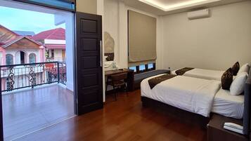 Phòng đôi hoặc 2 giường đơn Premier | Quang cảnh ban công