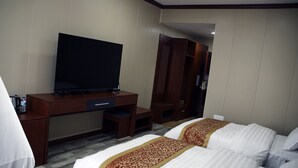 ห้องทวิน | มินิบาร์, Wi-Fi ฟรี, ผ้าปูที่นอน