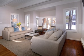TV, fireplace, offices - The Victorian Gem, Luxury Home, Heart of CB (Crested Butte)