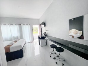 Deluxe-Zimmer, 1 Queen-Bett | Zimmerausstattung