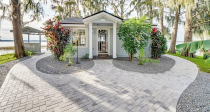 Hot Tub & Fire Pit: Lakefront Home on Lake Eloise