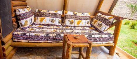 Cabaña estándar | Terraza o patio