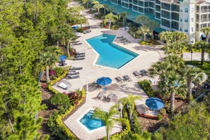 Pool - Upstay: Modern & Sunny 2BR Condo Near Disney (Winter Garden)