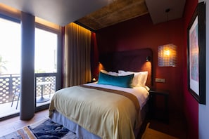 Deluxe Room, Balcony, Sea View | In-room safe, individually decorated, individually furnished, desk - The Alton Boutique Hotel (Durban North)