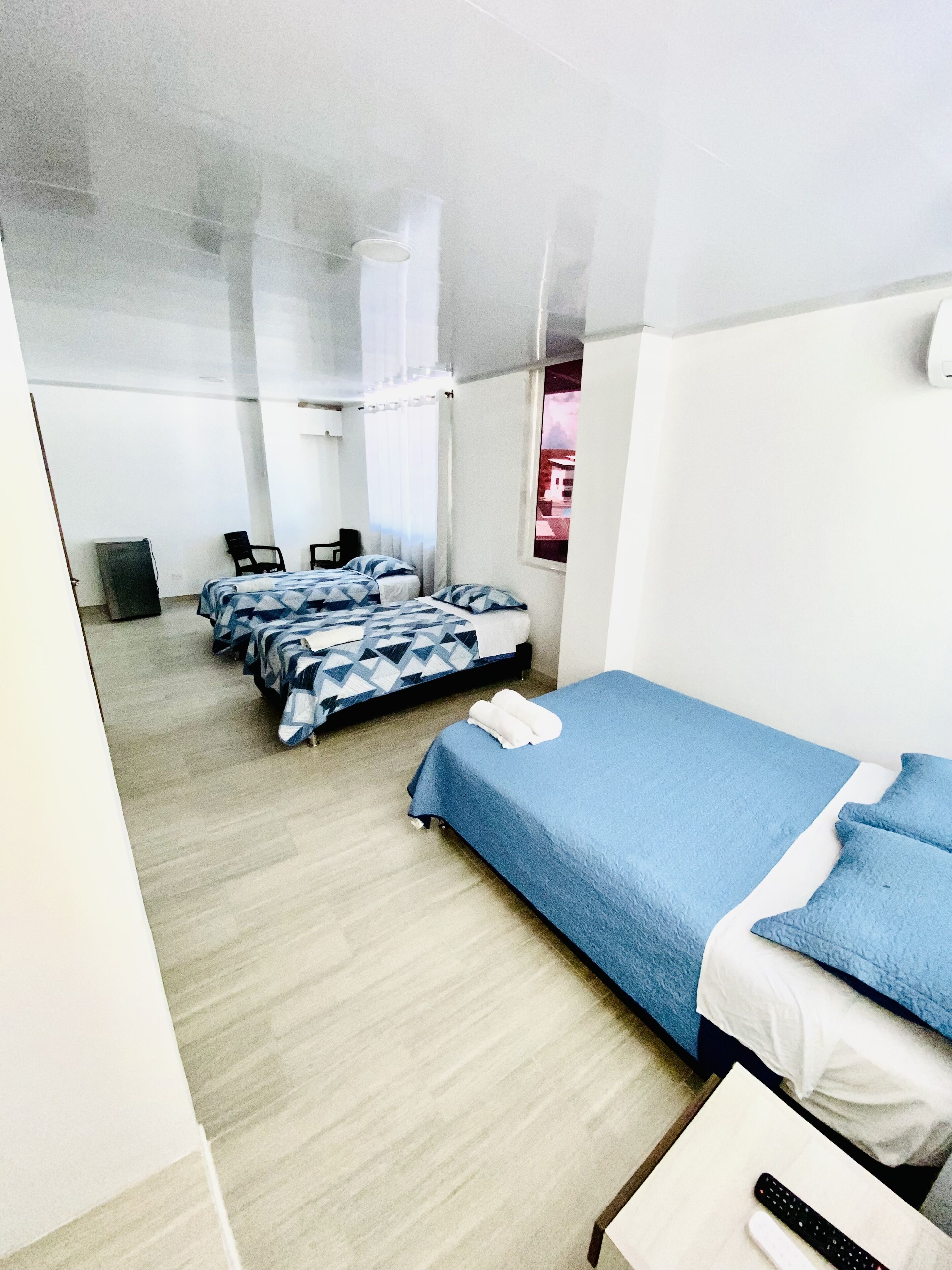 Basic Quadruple Room | Down comforters, laptop workspace, free WiFi