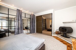 1 Schlafzimmer, Bügeleisen/Bügelbrett, kostenloses WLAN, Bettwäsche