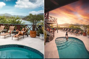 Pool - Entire Luxury Property, Villa +4 cottages, English Harbour, Moondance Antigua (English Harbour)