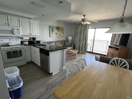 50-inch Smart TV with cable channels, streaming services, printers