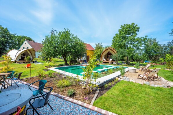Seasonal outdoor pool