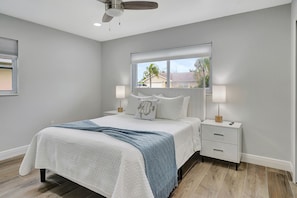 3 dormitorios, tabla de planchar con plancha, wifi y ropa de cama